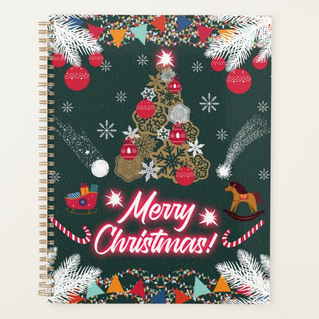 Evergreen Joy of Christmas Planner (Front)