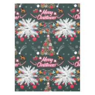 Evergreen Joy of Christmas Tablecloth