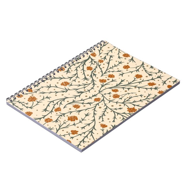 Evergreen Kisses Under the Mistletoe Heart Notebook (Left Side)