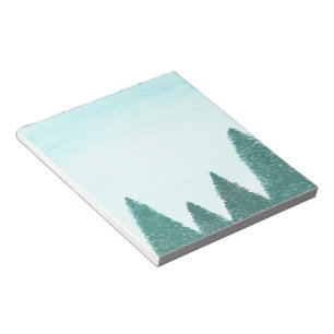 Evergreen Landscape Notepad