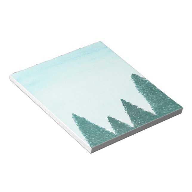 Evergreen Landscape Notepad (Angled)