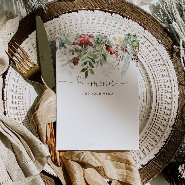  Evergreen menu card (Creator Uploaded)