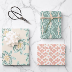 Evergreen Mix Wrapping Paper Sheet