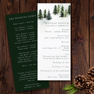 Evergreen Mountain Glen White Green Black Programme