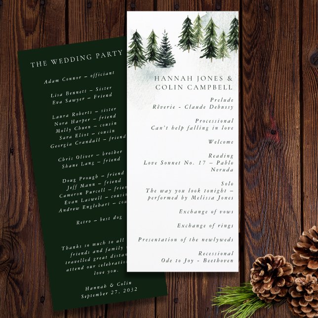 Evergreen Mountain Glen White Green Black Programme (Creator Uploaded)