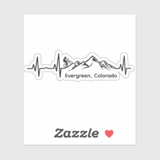 Evergreen MTB Vinyl Sticker