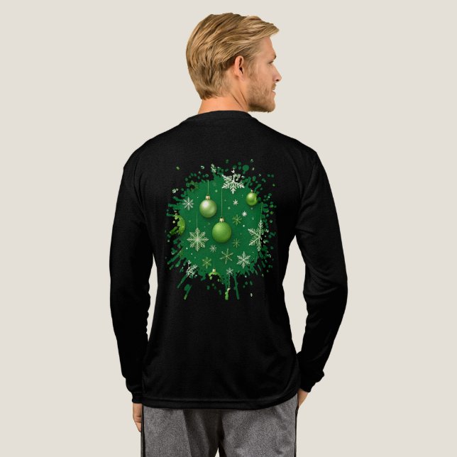 Evergreen Noel Tri-Blend Shirt (Full Back)