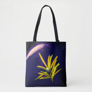 Evergreen on Blue Tote Bag