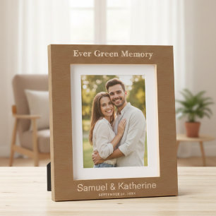 Evergreen Photo Memory Etched Frames