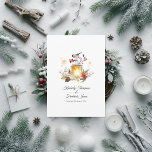 Evergreen Pine and Spruce Winter Wedding Charm Programme<br><div class="desc">Set the tone for your winter wedding with this charming program, featuring lush pine and spruce foliage combined with watercolor holly and red berries. This design captures the essence of a magical woodland Christmas, perfect for a dreamy wintertide celebration. Ideal for rustic or holiday-themed weddings, this program complements the natural...</div>