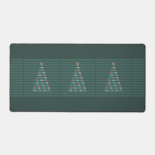 Evergreen Rhythm Desk Mat (Front)