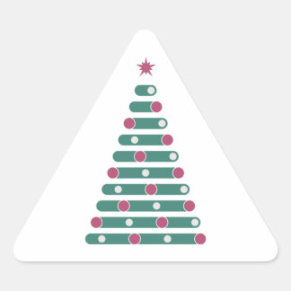 Evergreen Rhythm Triangle Sticker