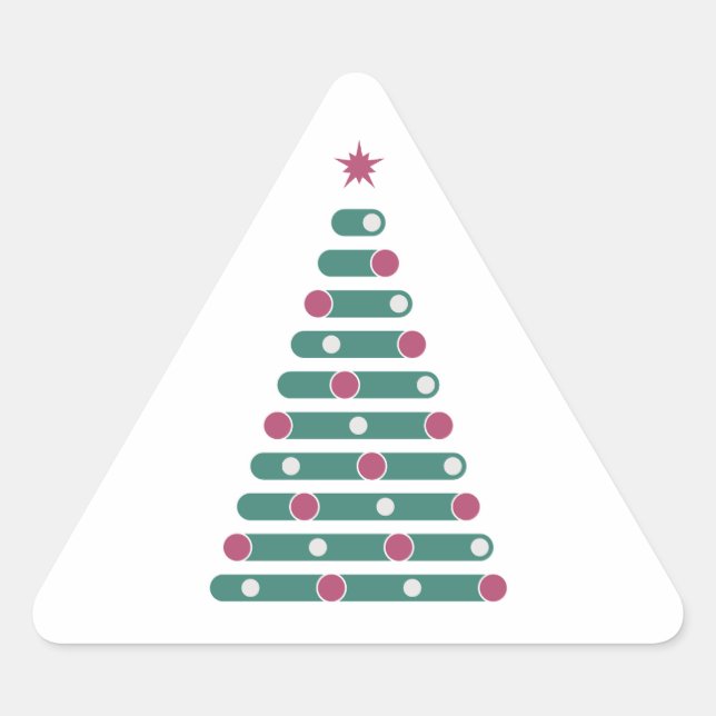 Evergreen Rhythm Triangle Sticker (Front)