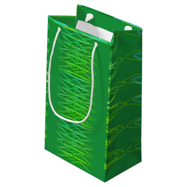 Evergreen Spiral Gift Bag (Back Angled)