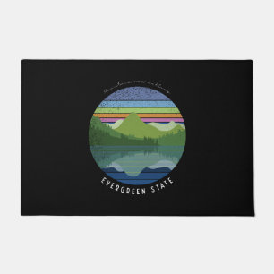 Evergreen state doormat