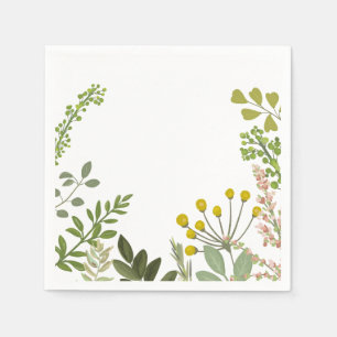 Evergreen Summer Garden Party  Napkin