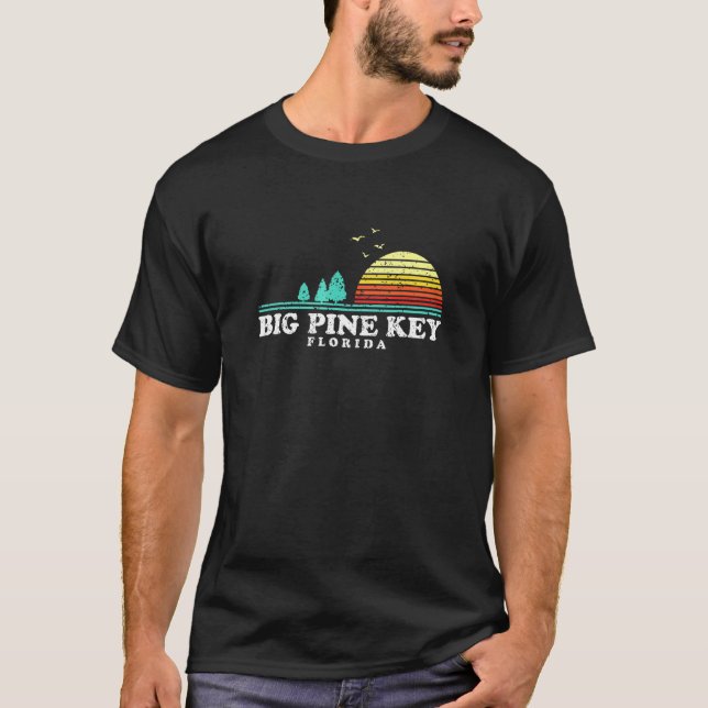 Evergreen Sunset Big Pine Key Forest Florida Woods T-Shirt (Front)