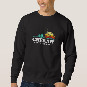 Evergreen Sunset Cheraw Forest South Carolina Wood Sweatshirt