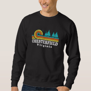 Evergreen Sunset Chesterfield Forest Virginia Wood Sweatshirt