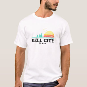 Evergreen Sunset Dell City Forest Texas Woods Camp T-Shirt