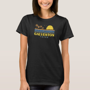 Evergreen Sunset Galveston Beach Texas Beach Bum T-Shirt
