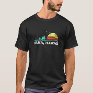 Evergreen Sunset Hana Forest Hawaii Woods Camping T-Shirt