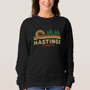 Evergreen Sunset Hastings Forest Minnesota Woods 1 Sweatshirt