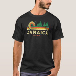Evergreen Sunset Jamaica Forest Vermont Woods Natu T-Shirt