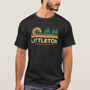 Evergreen Sunset Littleton Forest Massachusetts Wo T-Shirt