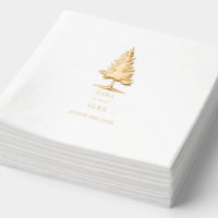 Evergreen Tree Rustic Wedding