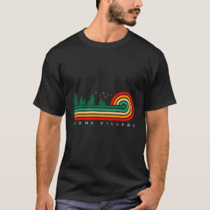 Evergreen Vintage Stripes Acoma Village New Mexico T-Shirt