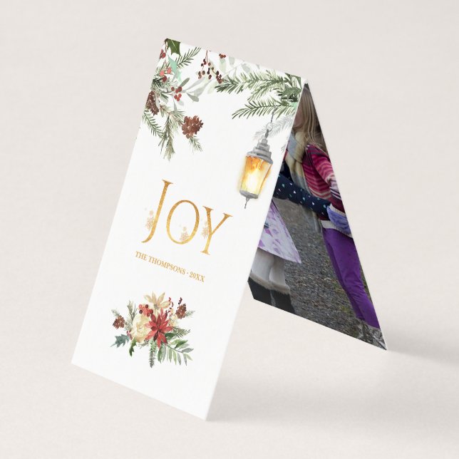 Evergreen - Wintertide Woodland Christmas Photo (Front)