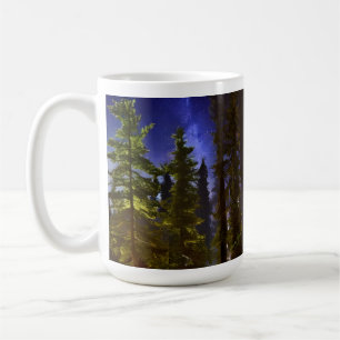 Evergreens In The Moonlight Coffee Mug