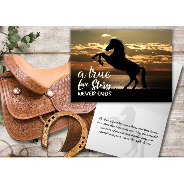 Everlasting Bond Horse Bereavement Card (Creator Uploaded)