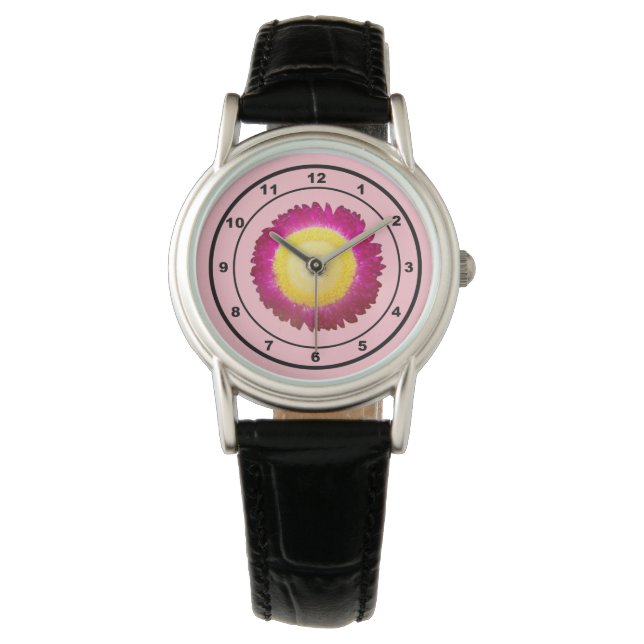 Everlasting Flower on Watch (Front)