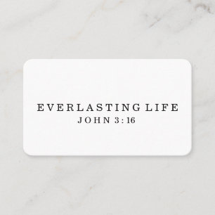 EVERLASTING LIFE Business Card Size