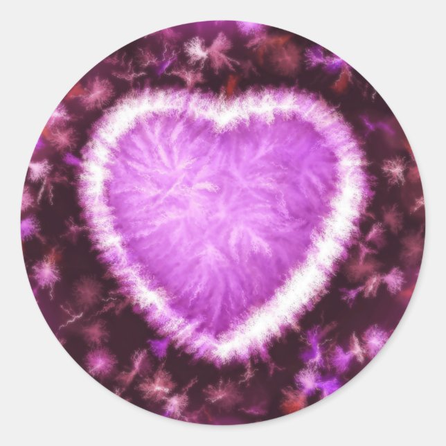 Everlasting Love Classic Round Sticker (Front)