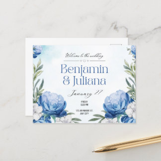 Everlasting Love: Congratulations on Your Wedding Postcard