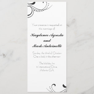 Everlasting Love Custom Wedding Invitation