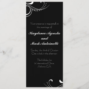 Everlasting Love Custom Wedding Invitation