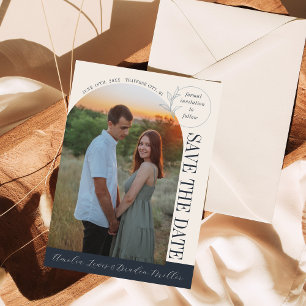 Everlasting Love Deep Blue Arch Save The Date