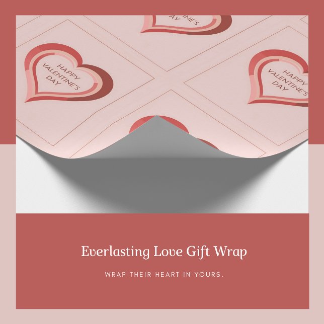 Everlasting Love Gift Wrap (Wrap their heart in yours.)
