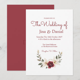 Everlasting Love Invitation
