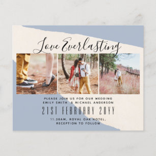 Everlasting Love PHOTO COLLAGE Wedding Event Invit Flyer