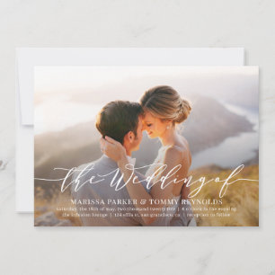 Everlasting Love Photo Wedding Invitation EVL