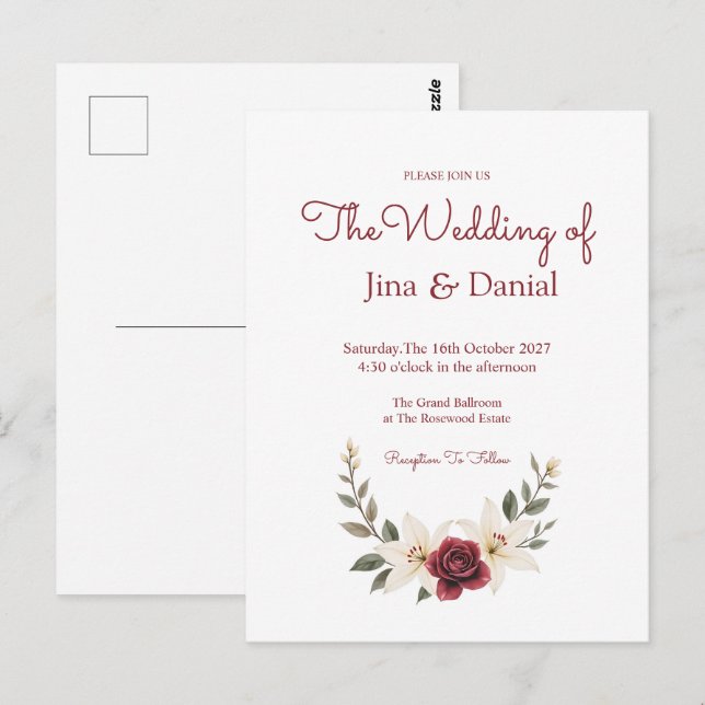 Everlasting Love Postcard (Front/Back)