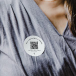 EVERLEIGH Buy The Bride A Drink Bachelorette QR Classic Round Sticker<br><div class="desc">Everleigh Collection - a stunning and minimalist collection that features a modern calligraphy font that is both chic and stylish. This collection offers a timeless and elegant design that is perfect for any event, from weddings to baby showers and everything in between. Embrace the elegance and sophistication of the Everleigh...</div>
