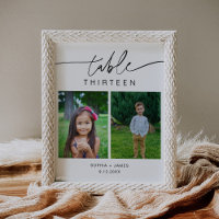 EVERLEIGH Childhood Photos Table Number 8x10