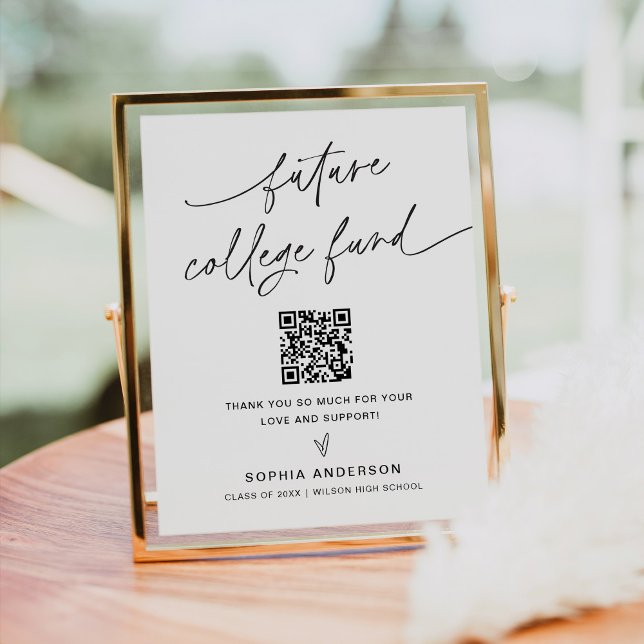 EVERLEIGH Future College Fund Venmo Sign (Creator Uploaded)