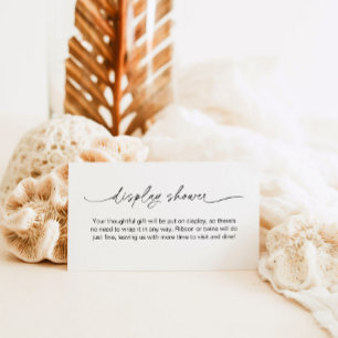 EVERLEIGH Minimalist Display Shower Enclosure Card